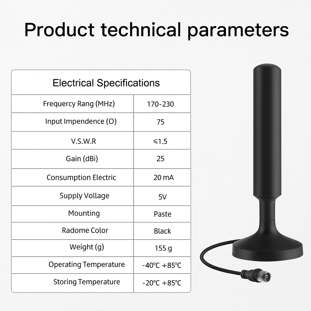 Antenne TV HD puissante
