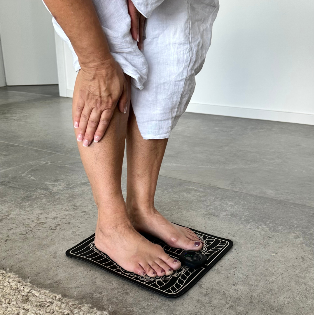 Appareil de massage des pieds EMS pour soulagement de la douleur - thérapie et récupération