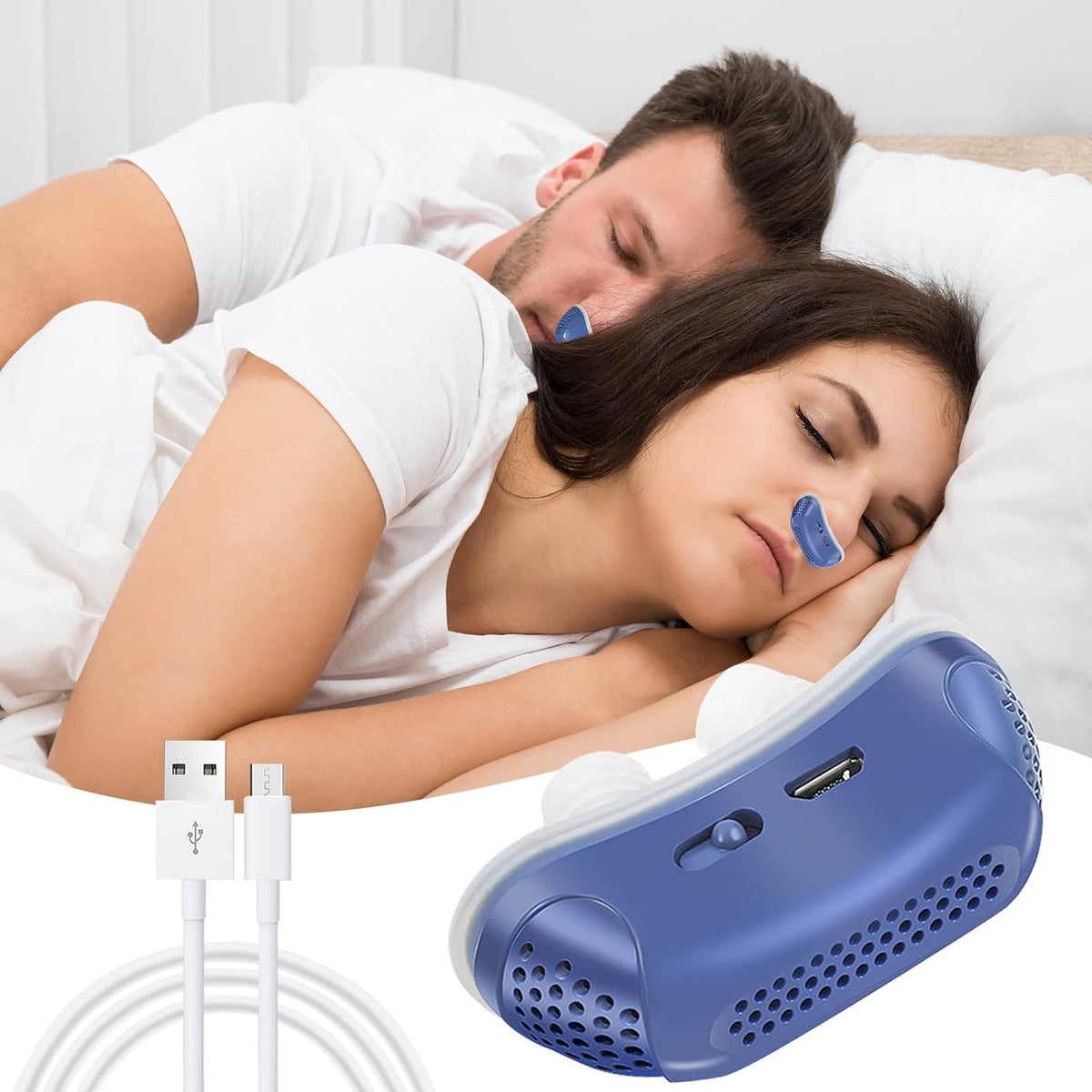 Appareil micro CPAP anti-apnée du sommeil - Anti-ronflement