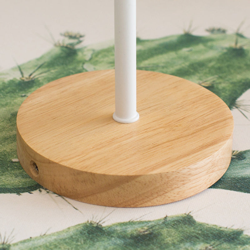Applique murale en bois avec oiseau style scandinave | Lampe LED de chevet