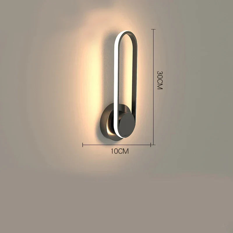 Applique murale LED moderne - applique en aluminium orientable à 330°