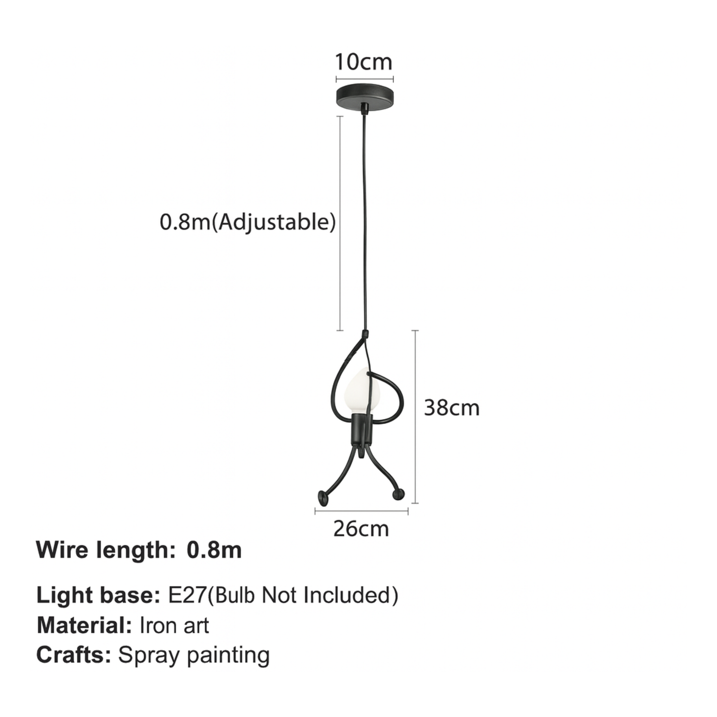 Applique murale unique: sculpture d'homme grimpant au design industriel, luminaire mural scandinave