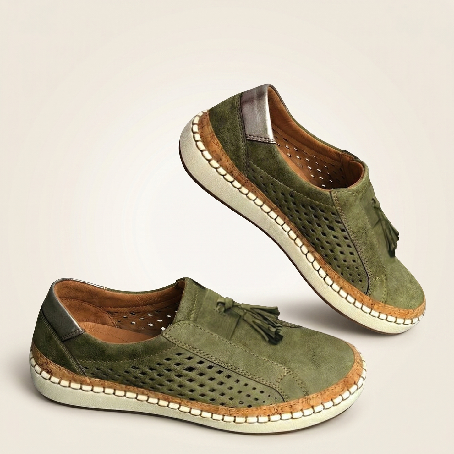 Baskets à enfiler respirantes pour femme | Chaussures orthopédiques confortables pour la marche quotidienne