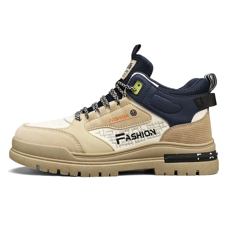Baskets montantes orthopédiques pour homme avec col rembourré