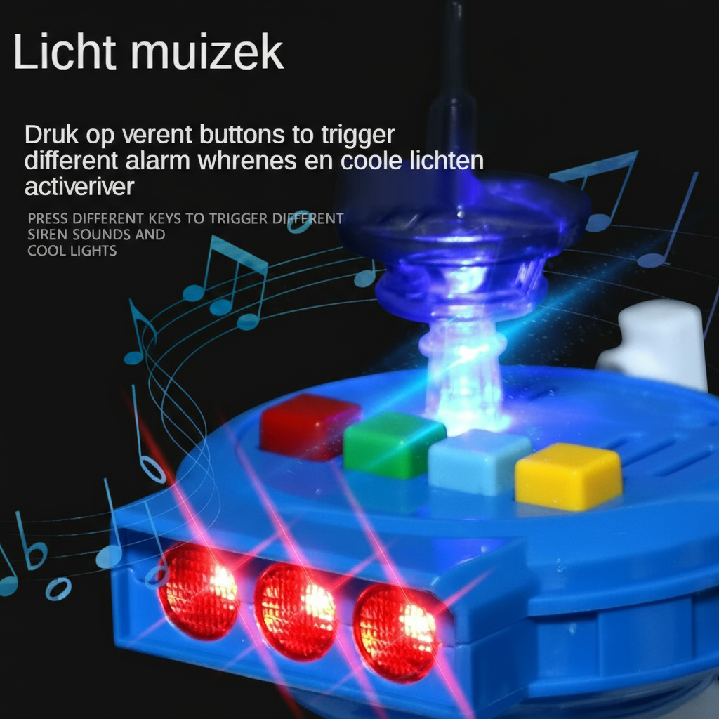Bateau jouet musical interactif pour enfants avec lumières et sons