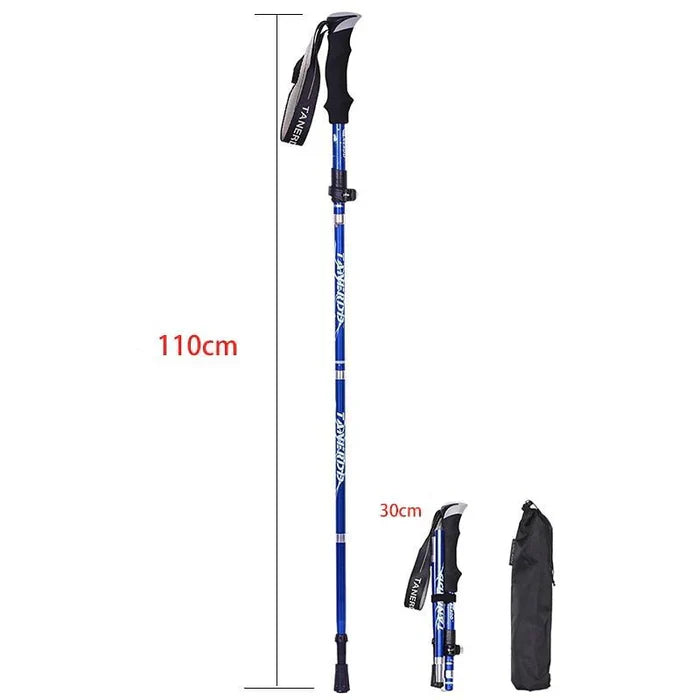 Bâtons de trekking réglables - bâtons télescopiques pliables