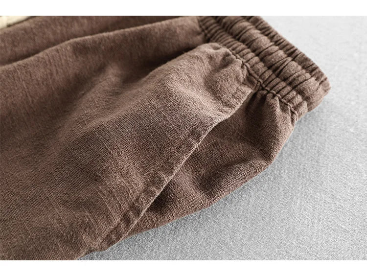Bermuda homme casual à taille élastique
