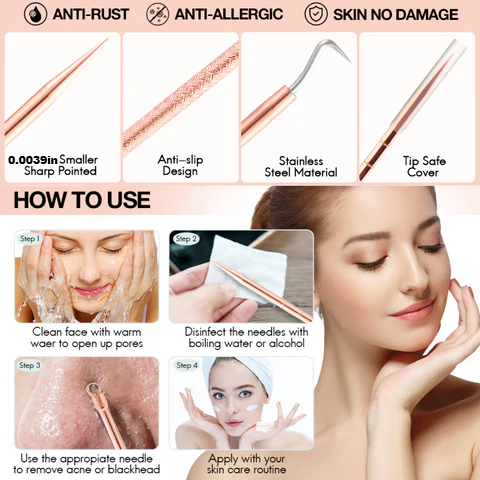Blackhead & Pimple Extractor Kit