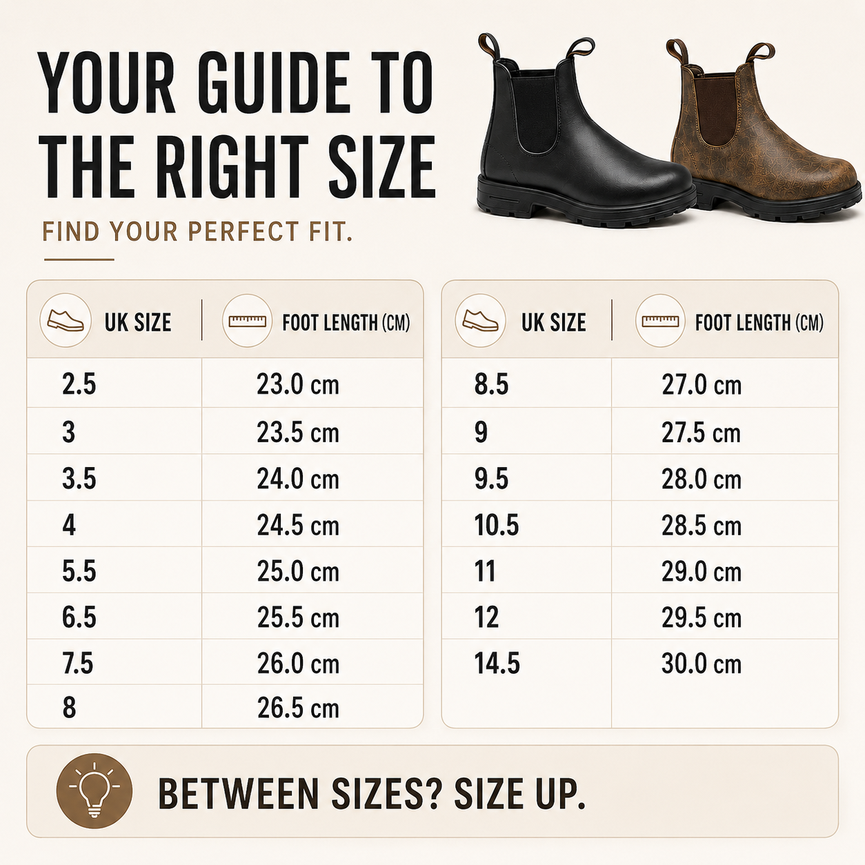 Bottines Chelsea confortables