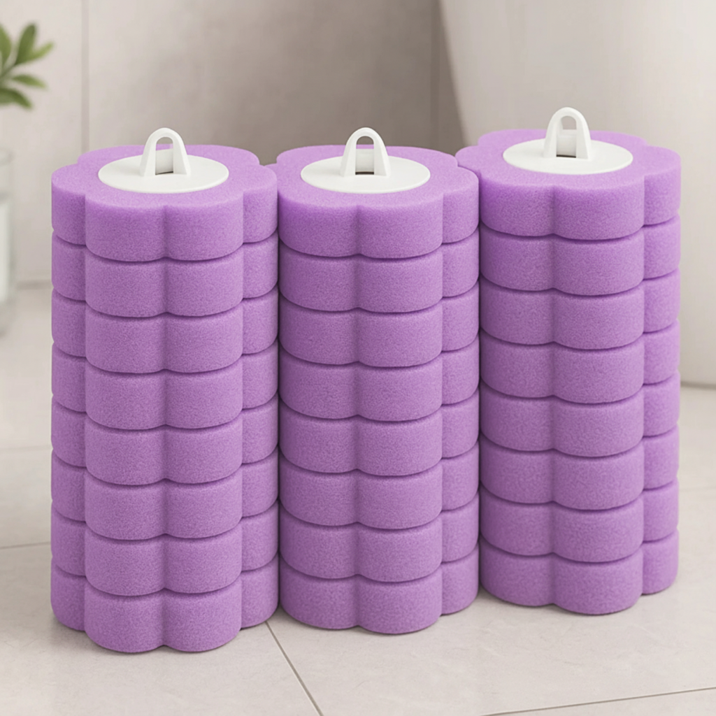 Brosse de toilette avec têtes jetables