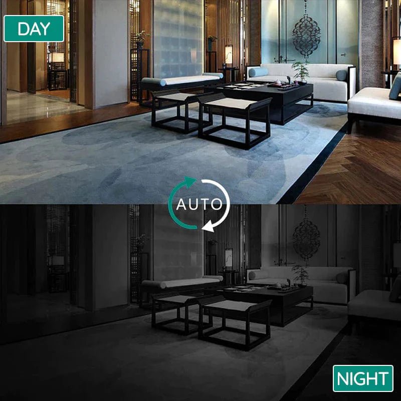 Caméra sans fil à vision nocturne pour la sécurité à domicile - Design compact d'intérieur