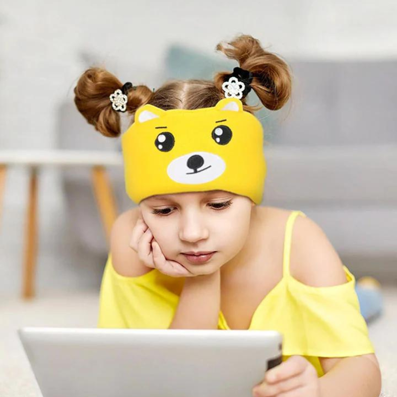 Casque audio sans fil pour enfants avec bandeau – Bluetooth sécurisé et confortable