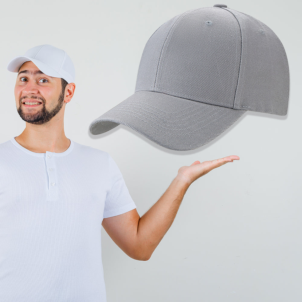Casquette de baseball unie pour homme et femme - plusieurs coloris