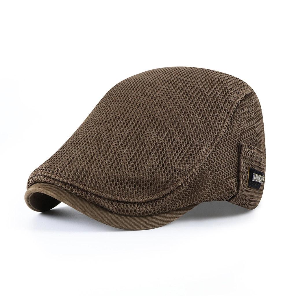 Casquette plate décontractée en coton pour homme