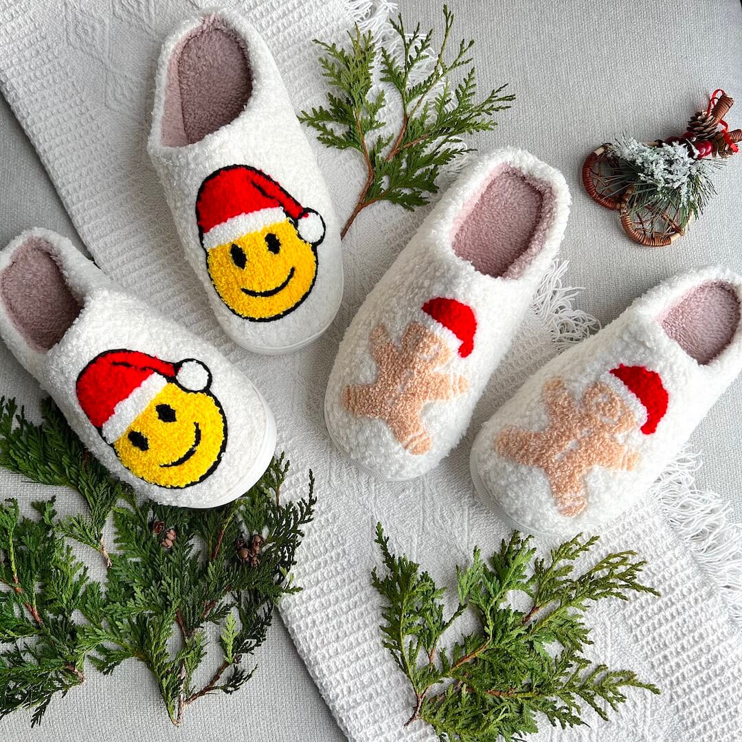 Chaussons de Noël joyeux