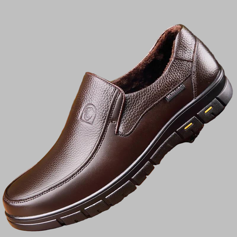 Chaussures casual en cuir véritable pour homme