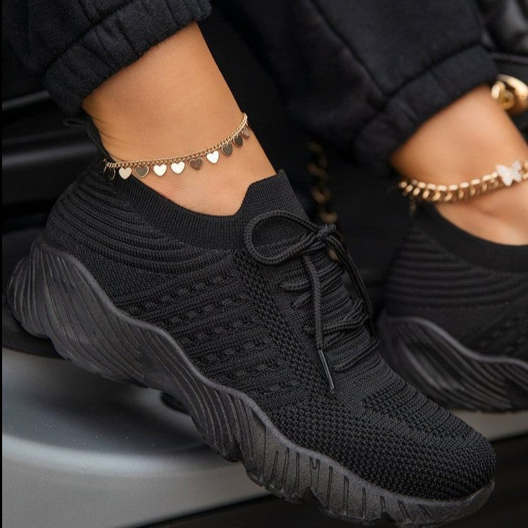 Chaussures de sport orthopédiques en tricot pour femme