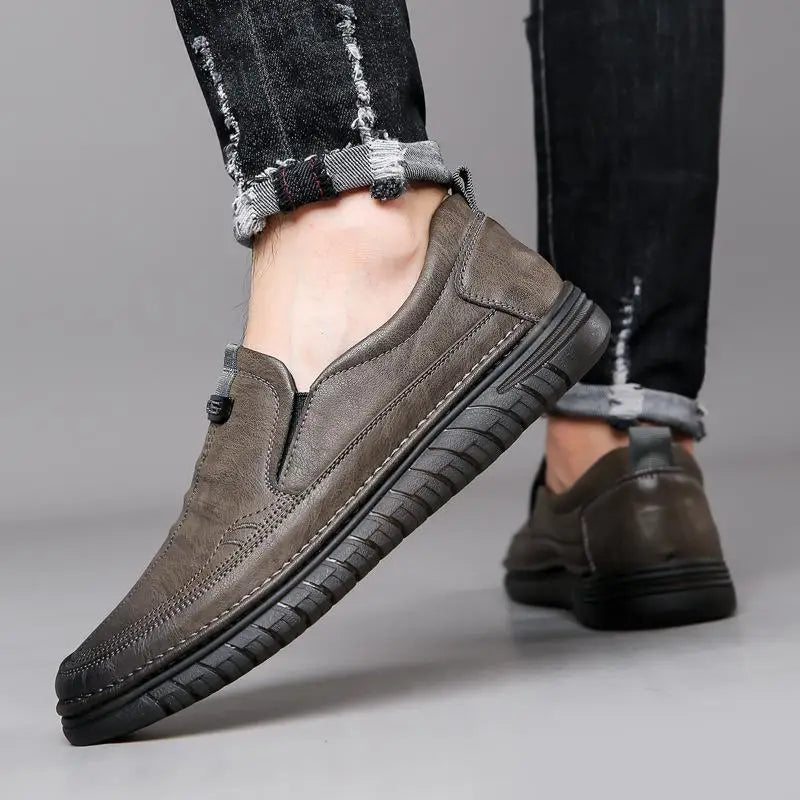 Chaussures homme en cuir faites à la main