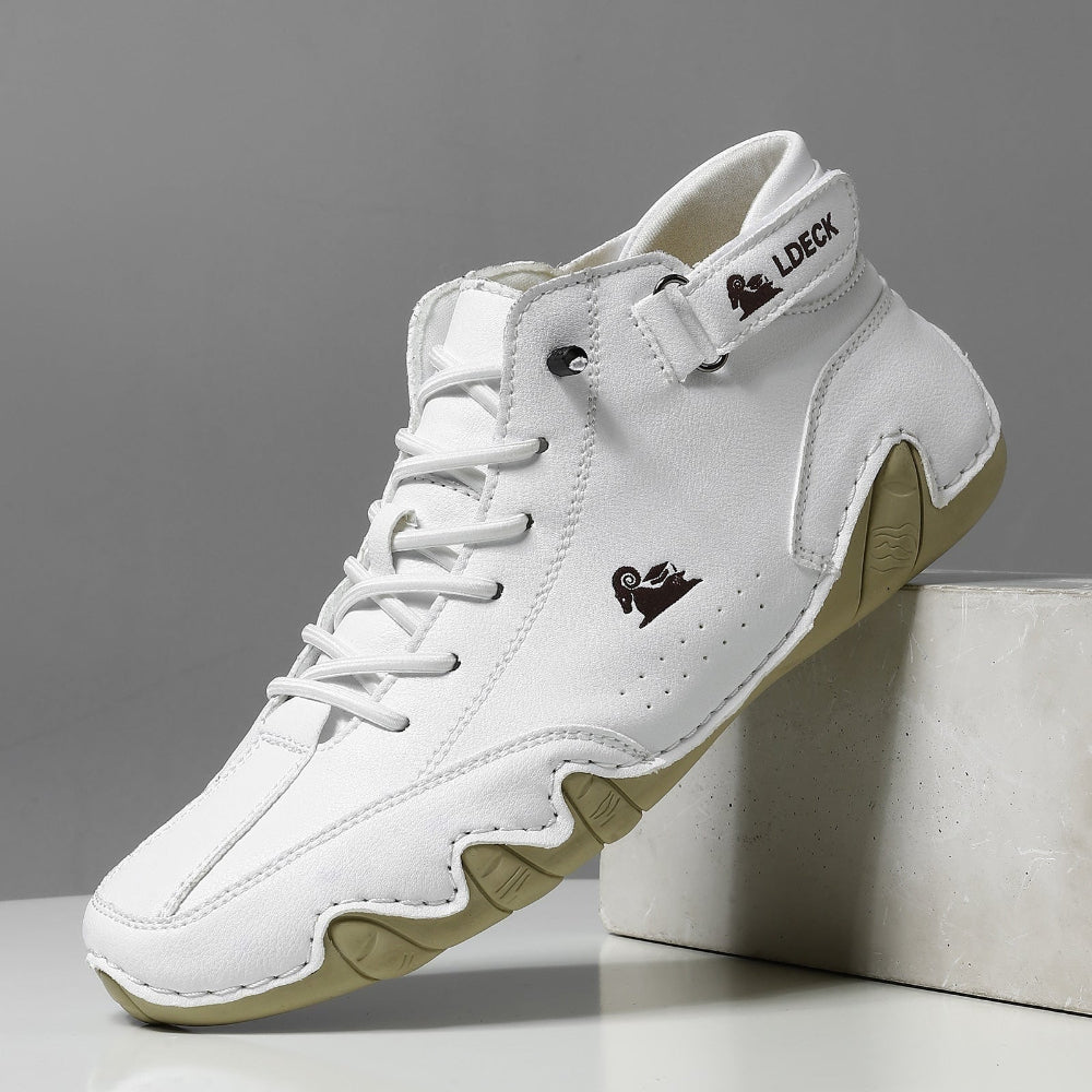 Chaussures orthopédiques imperméables pour homme avec soutien de la voûte plantaire – modèle respirant à enfiler