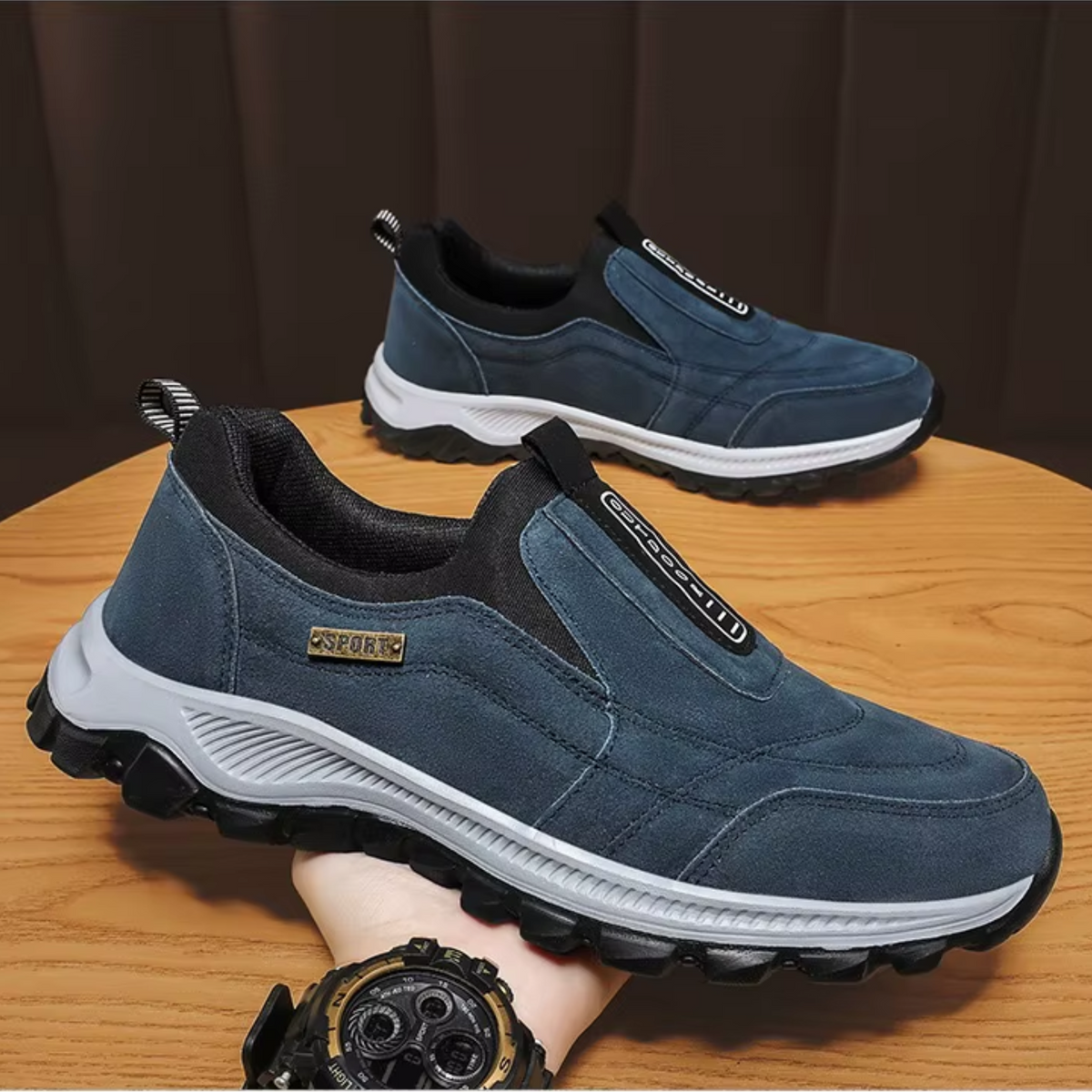 Chaussures orthopédiques sans lacets
