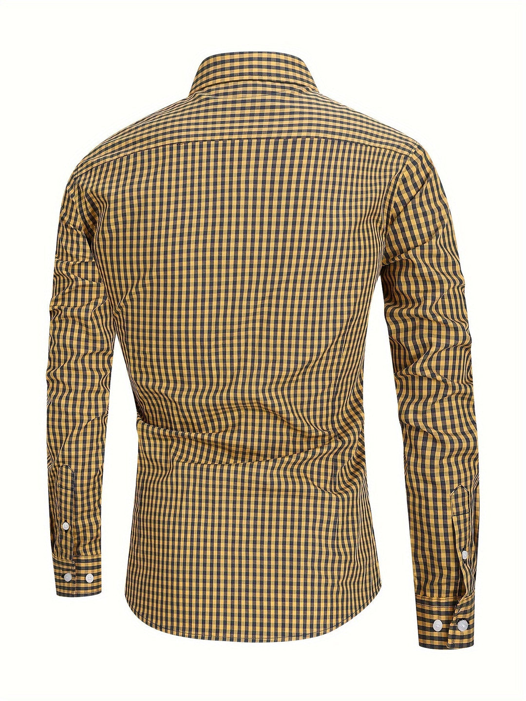 Chemise à carreaux pour homme à coupe confortable