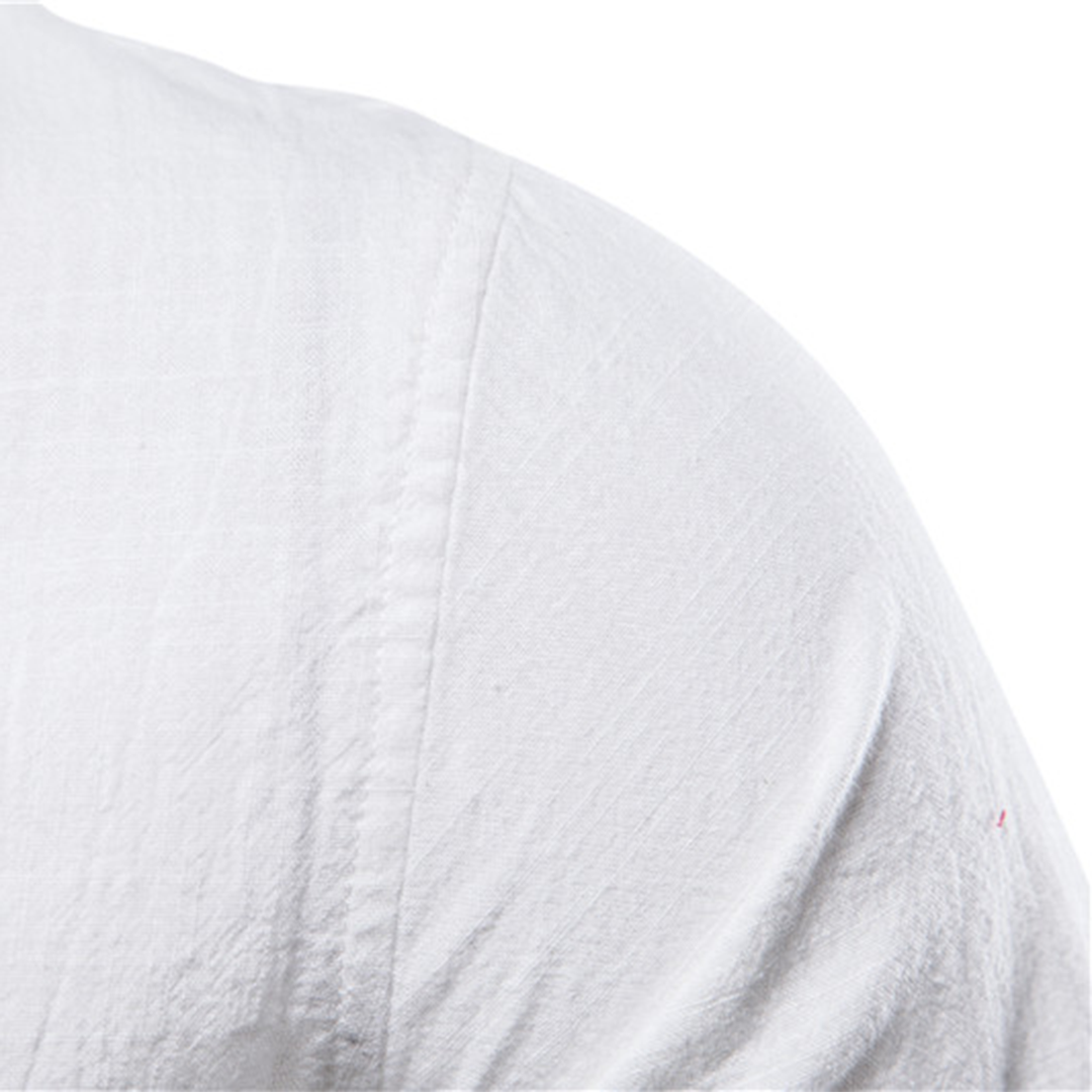 Chemise d'automne pour homme à manches longues au design classique
