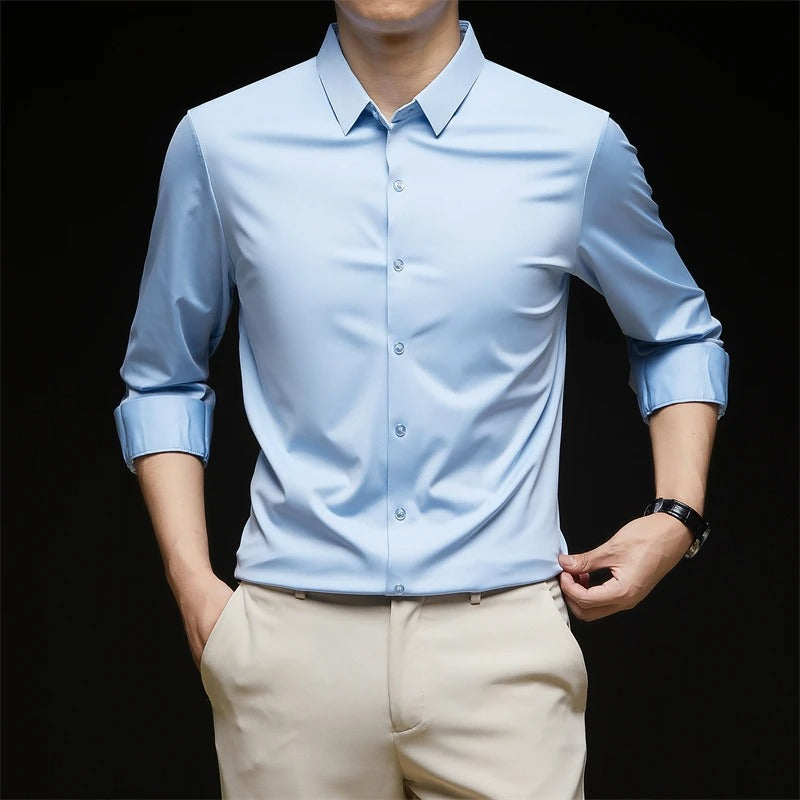 Chemise de travail infroissable pour homme