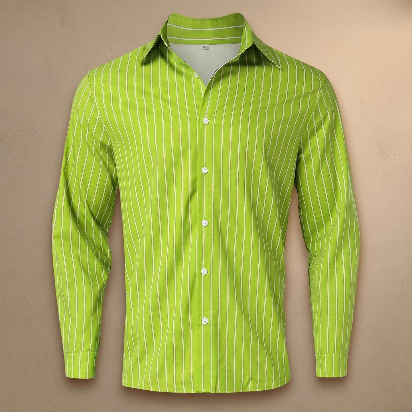 Chemise rayée en coton pour homme | Blouse casual respirante d'été