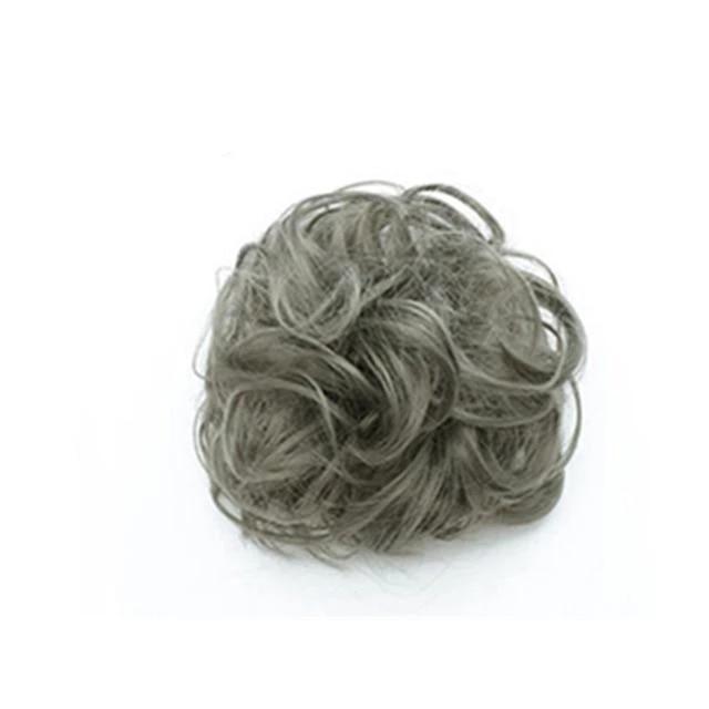 Chouchou postiche chignon flou
