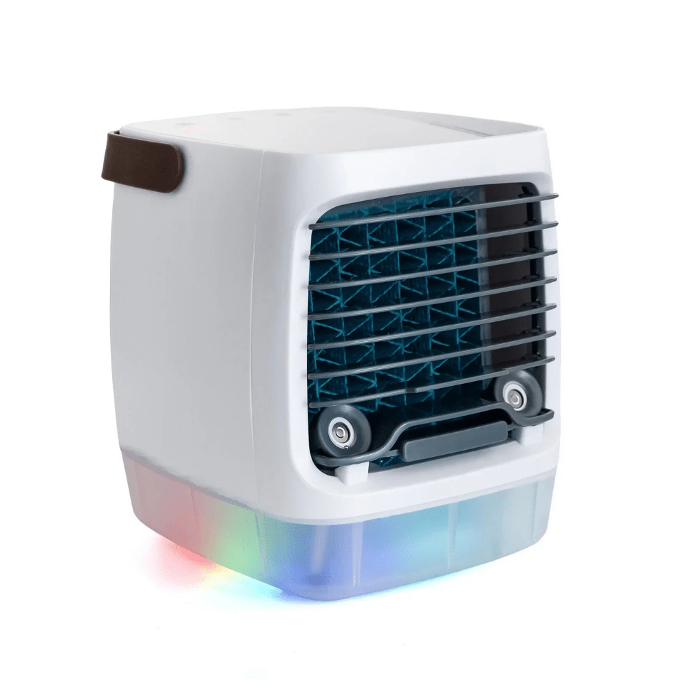 Climatiseur portable – Mini climatiseur compact alimenté par USB pour le bureau et un usage personnel