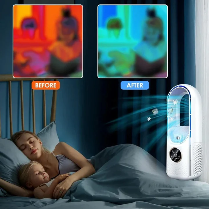 Climatiseur portable silencieux sans pales