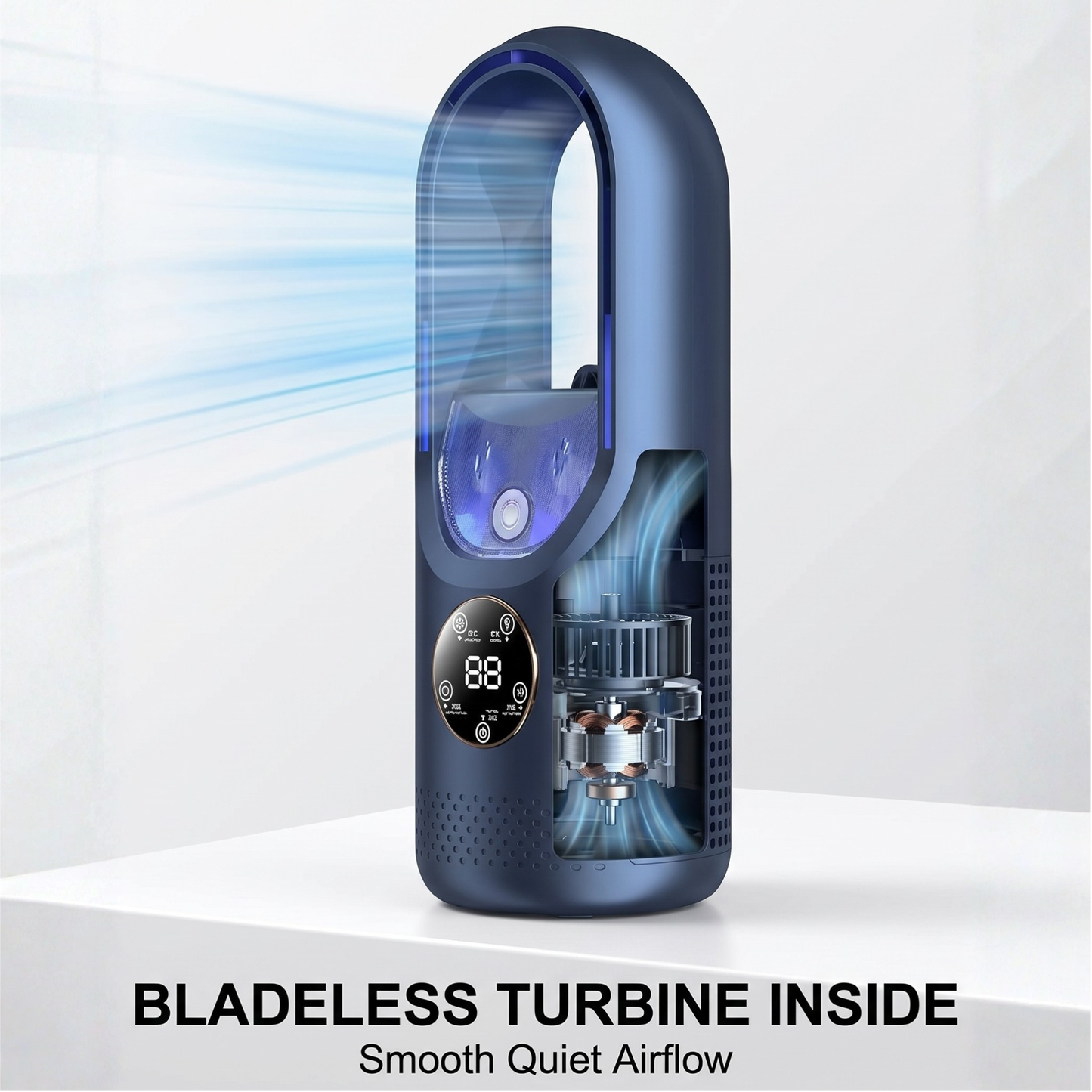 Climatiseur portable silencieux sans pales pour maison et bureau