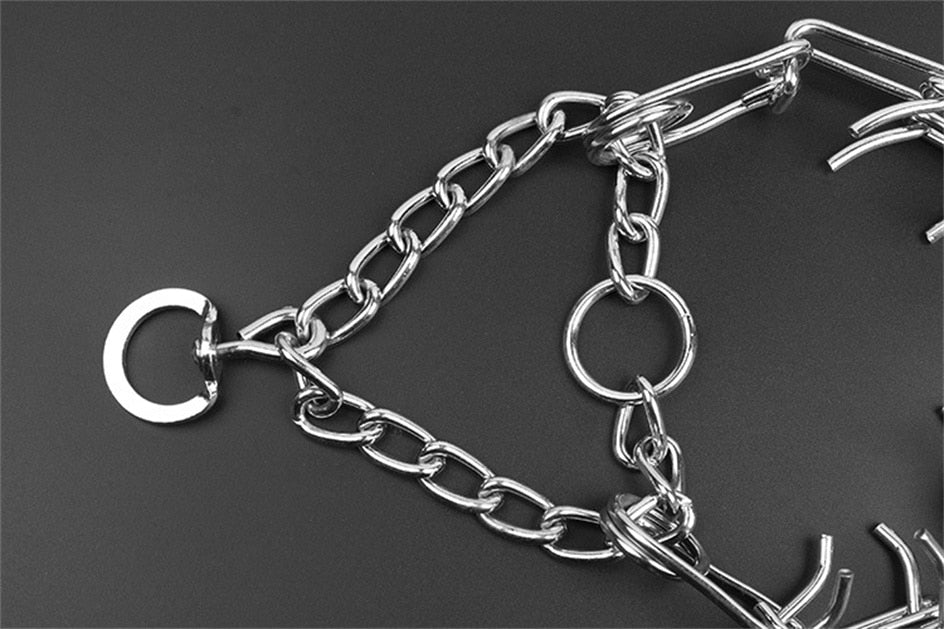 Collier de dressage ajustable pour chien avec picots en caoutchouc