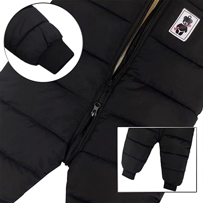 Combinaison de neige chaude et confortable avec petites oreilles pour enfant