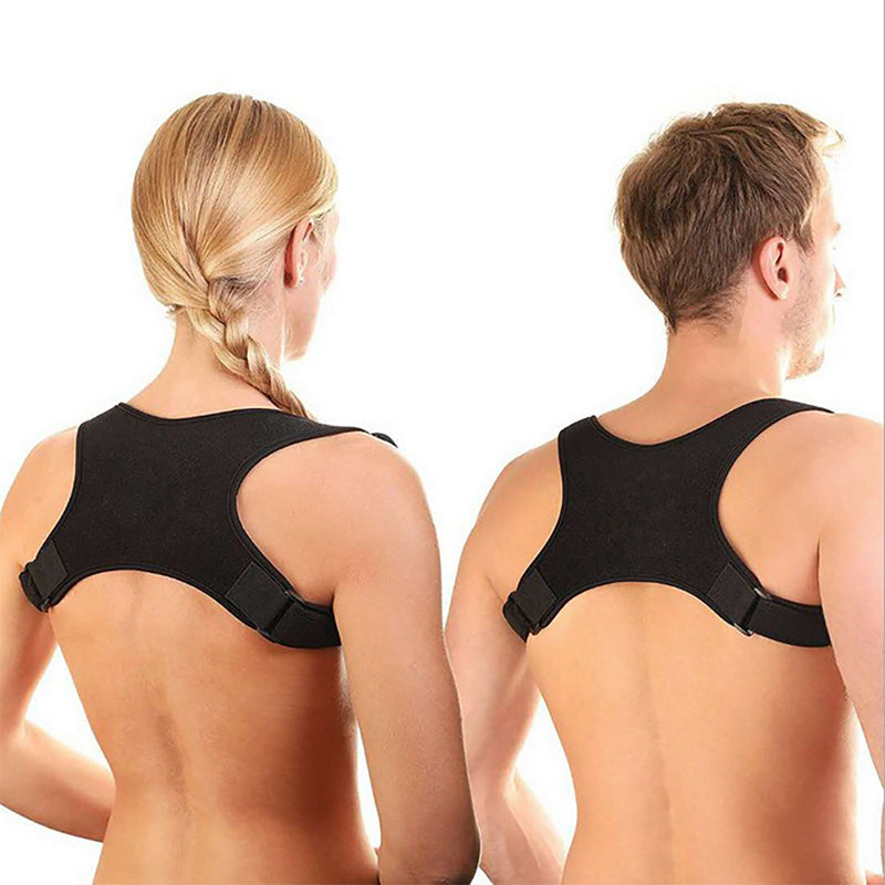 Correcteur de posture réglable avec soutien du dos et des épaules – design ergonomique en matière légère et respirante