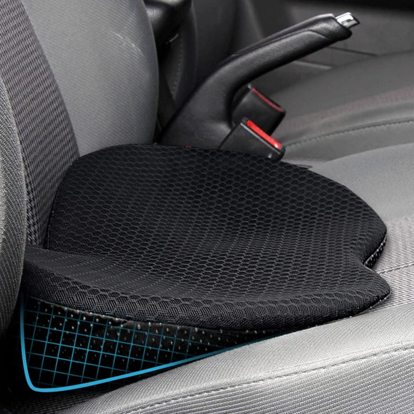 Coussin orthopédique pour siège auto en mousse à mémoire de forme pour adulte