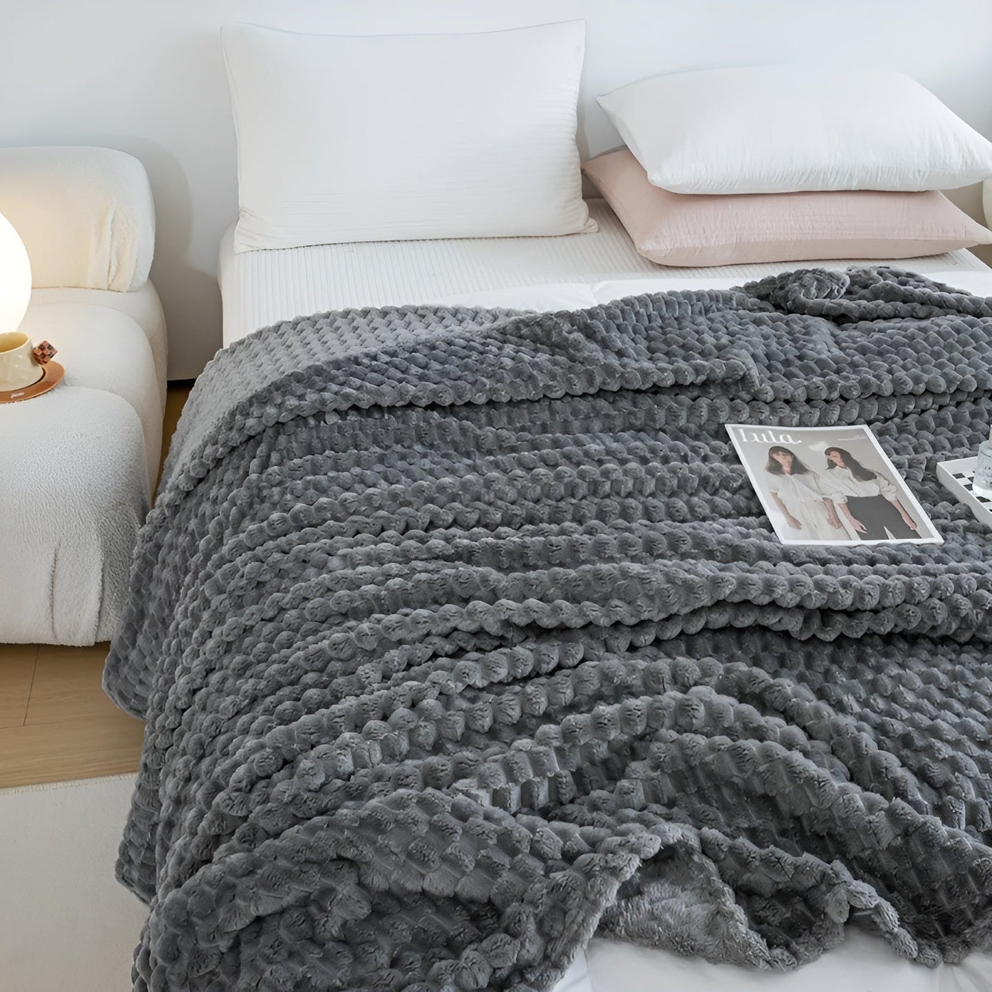 Couverture en microfleece luxe pour un confort absolu