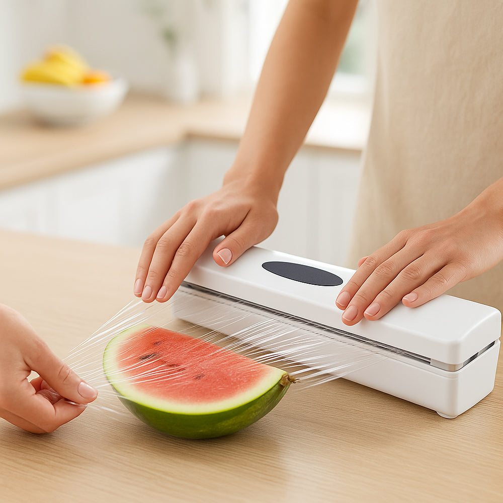 Dérouleur génial pour film étirable, papier aluminium et papier cuisson
