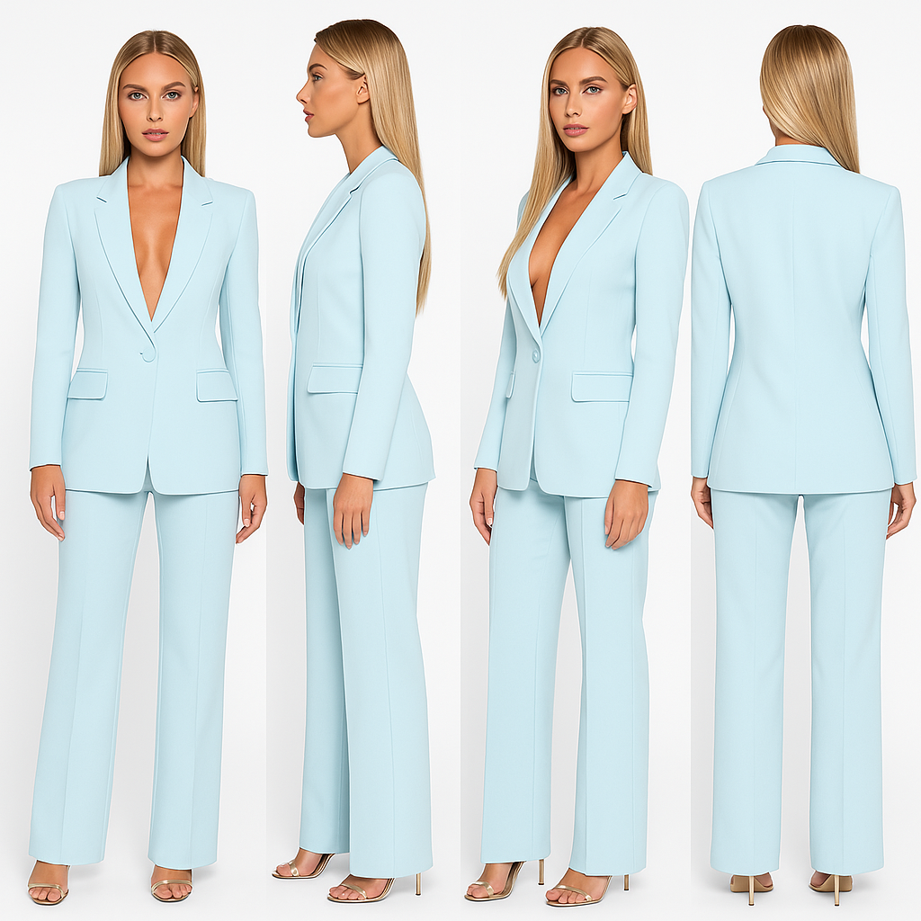 Ensemble veste et pantalon – Élégance décontractée