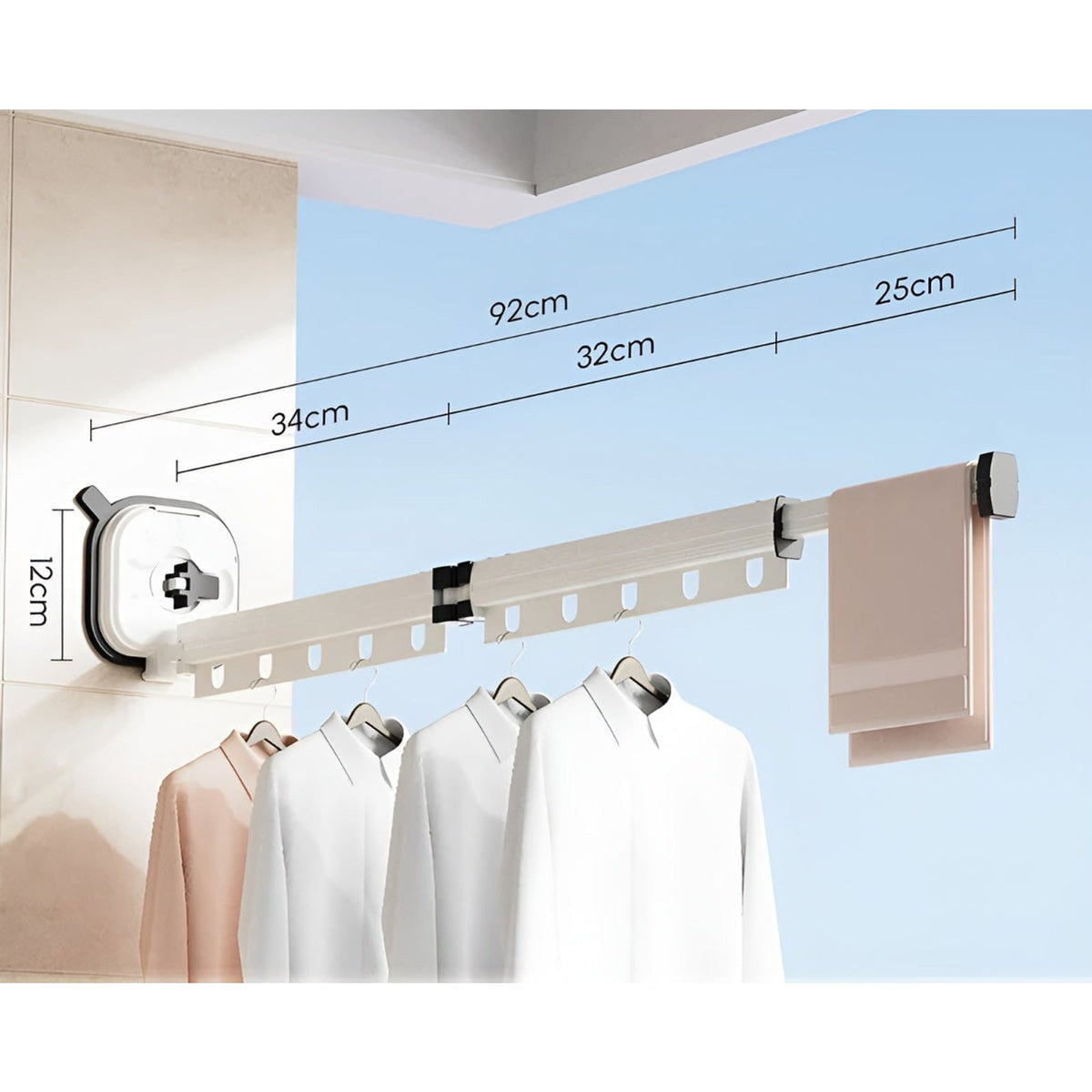 Étendoir à linge pliable