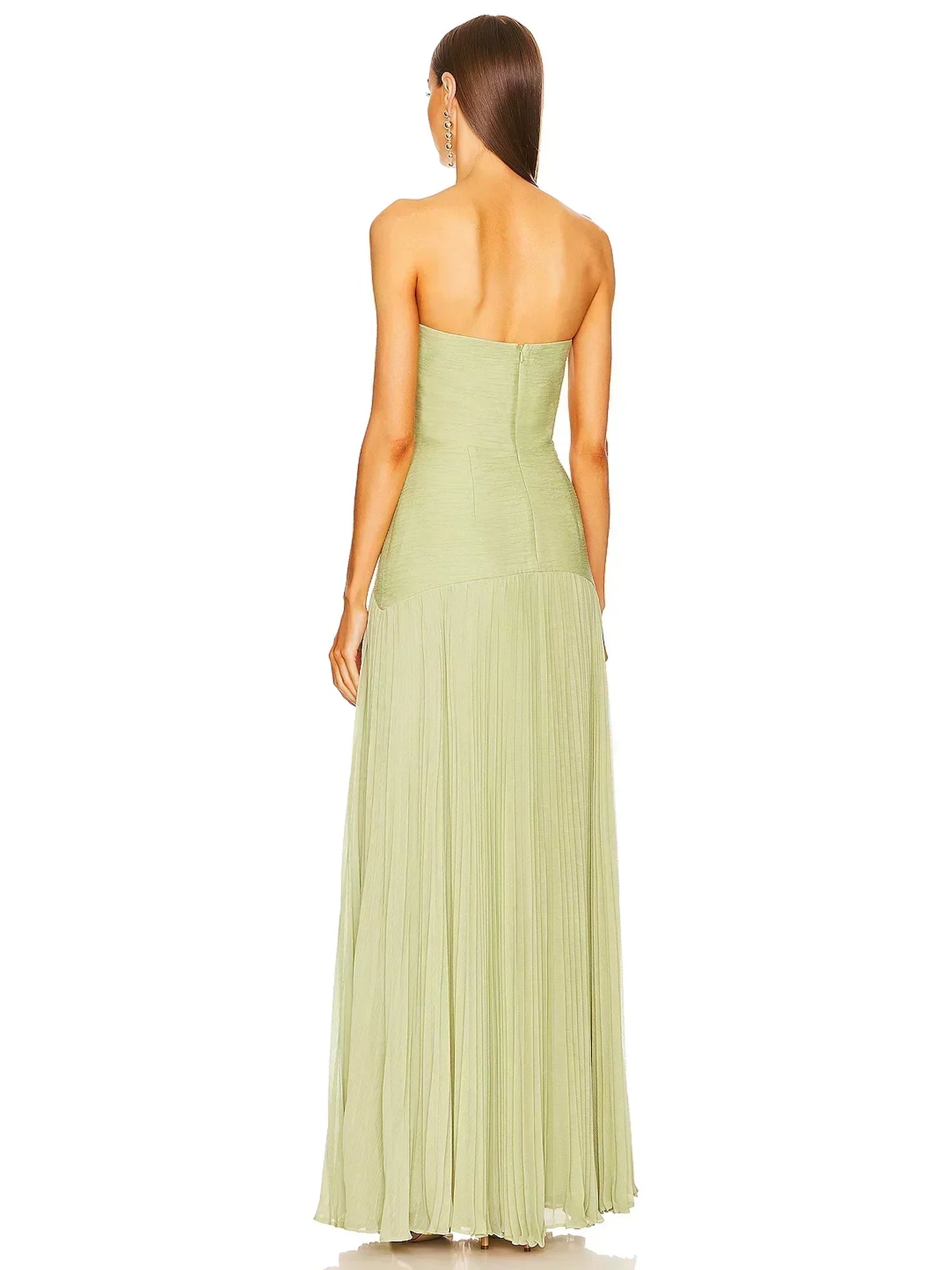 Flowy Green Long Dress