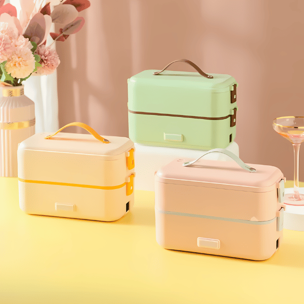 Green Heated Lunch Box