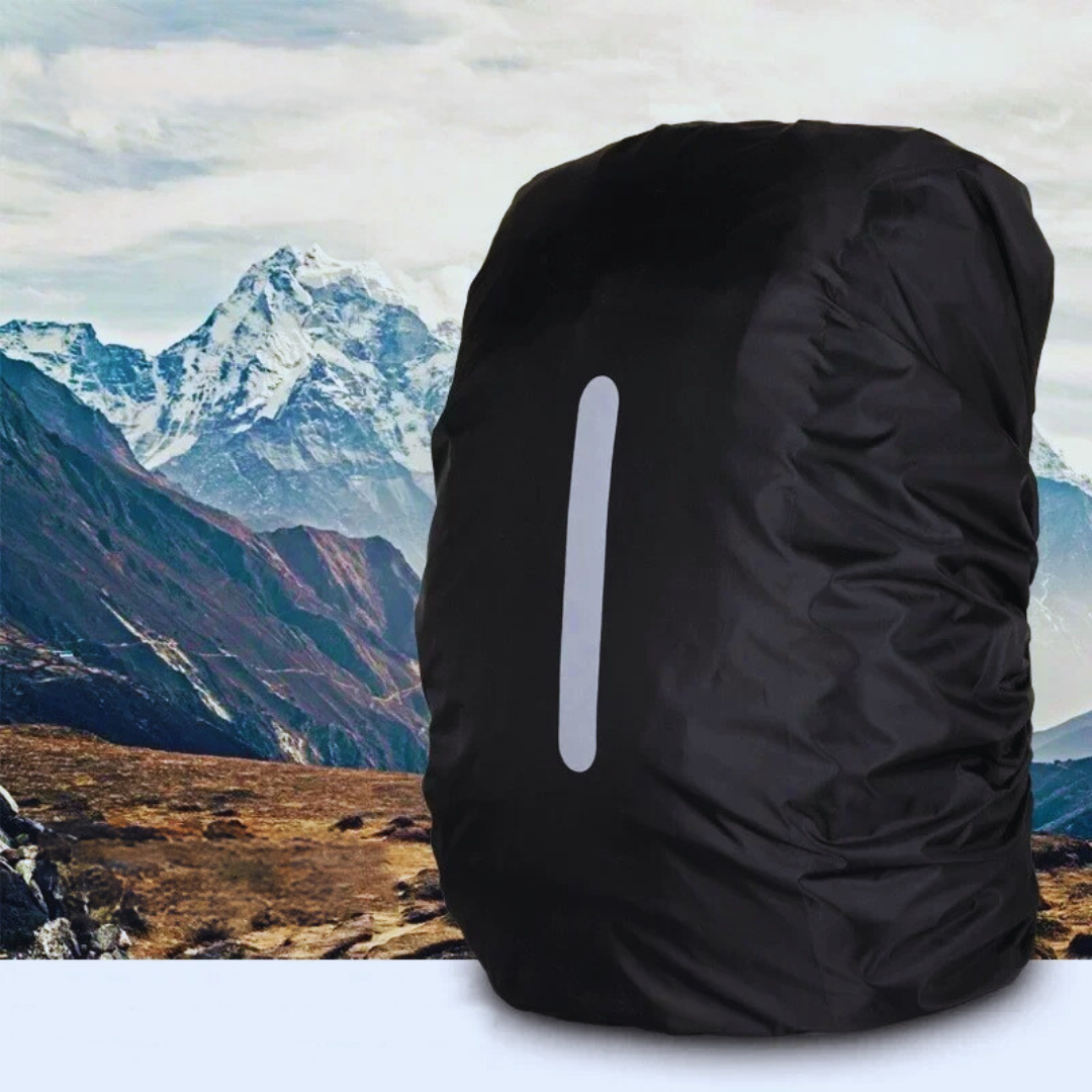Housse de pluie imperméable pour sac à dos mixte - Réfléchissante et ajustable