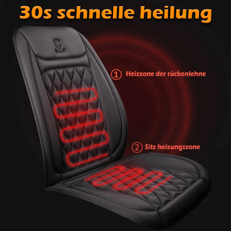 Housse de siège chauffante pour voiture avec contrôle de température ajustable 30℃-65℃ pour voitures, camions et usage domestique