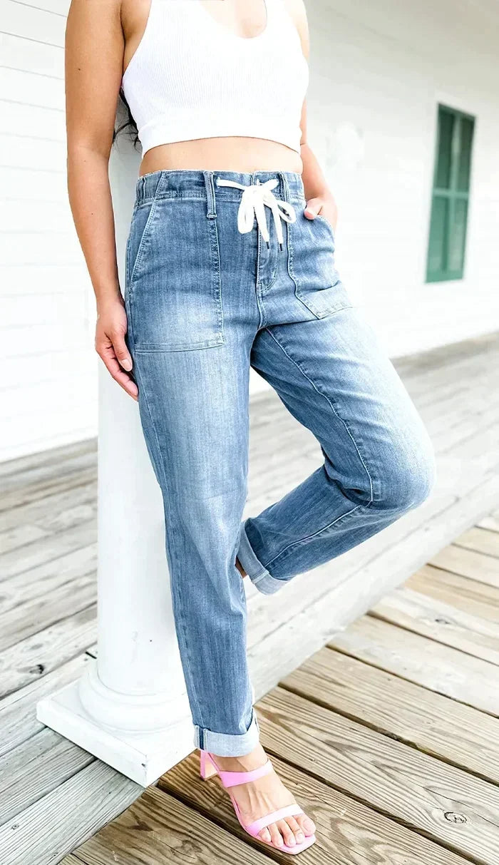 Jean jogging extensible