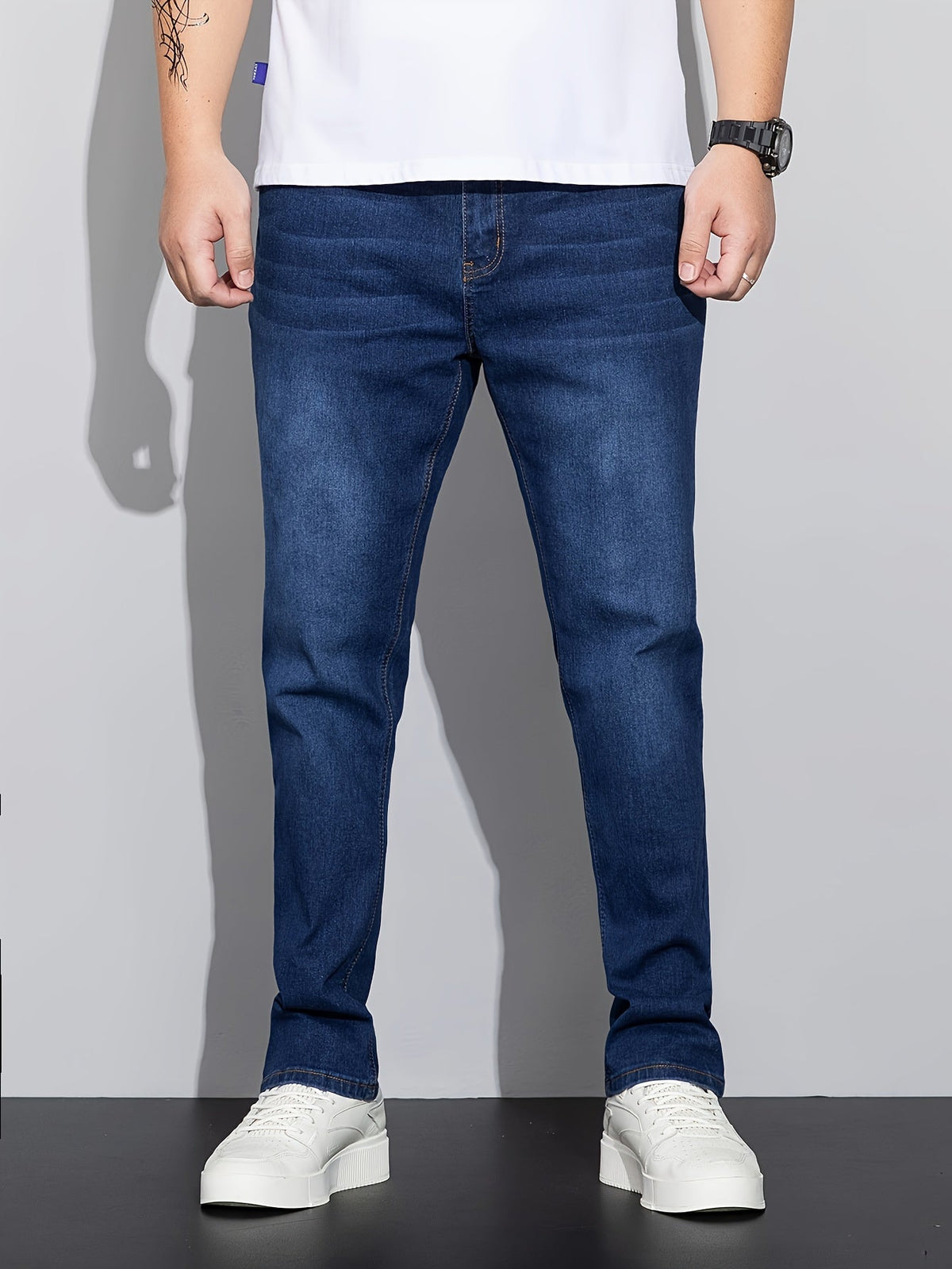 Jean slim super stretch pour homme au quotidien