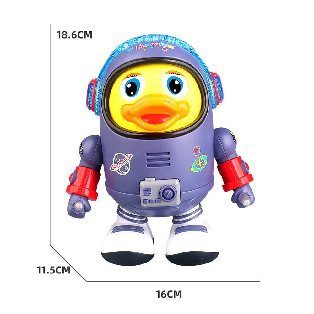 Jouet canard astronaute dansant et musical pour enfants