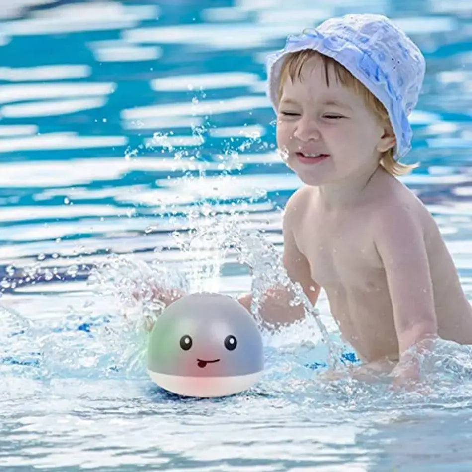 Jouet de bain baleine avec pistolet à eau
