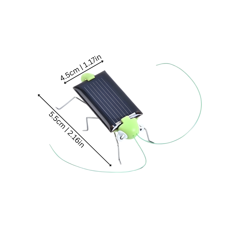 Jouet sauterelle à énergie solaire pour enfants