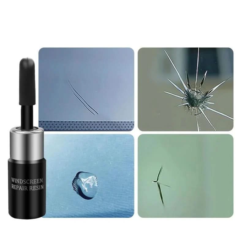 Kit de réparation de verre à résine – Réparation rapide et efficace des fissures de pare-brise et miroirs